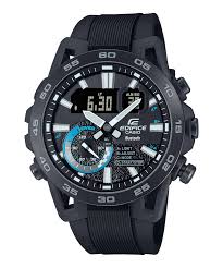 Đồng hồ Casio Edifice Nam ECB-40BK-1ADF Dây Kim Loại 48 mm